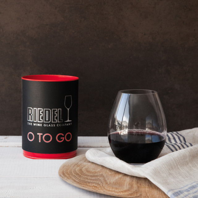 Riedel O To Go Stemless Red Wine Glass, Single