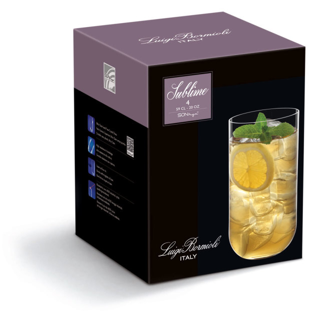 Luigi Bormioli Sublime Beverage Glasses, Set of 4