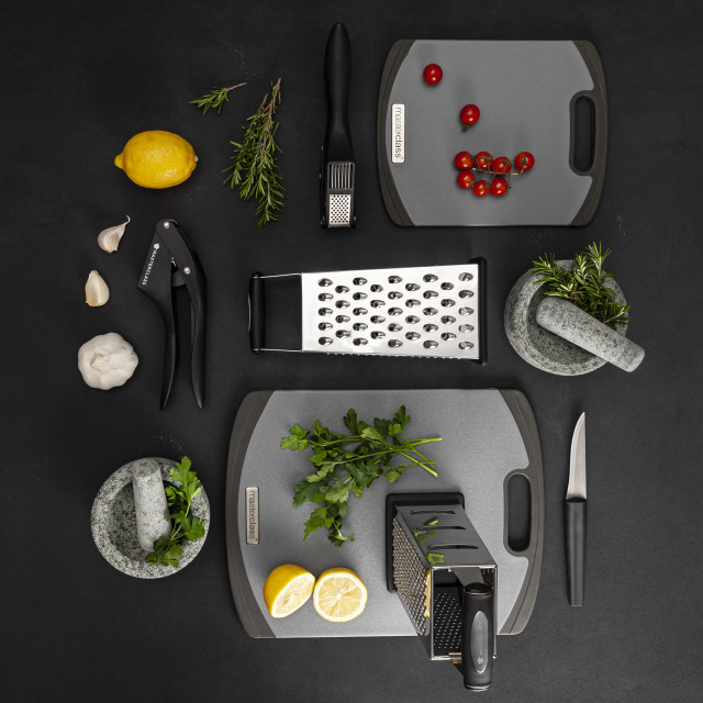 Lifestyle image of MasterClass Reversible Chopping Board