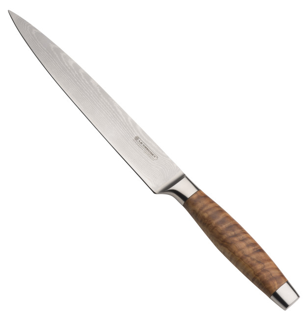 Le Creuset Olive Wood Handle Carving Knife, 20cm