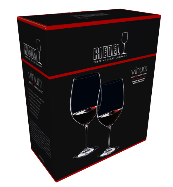 Riedel Vinum Bordeaux/Cabernet/Merlot Wine Glasses, Set of 2