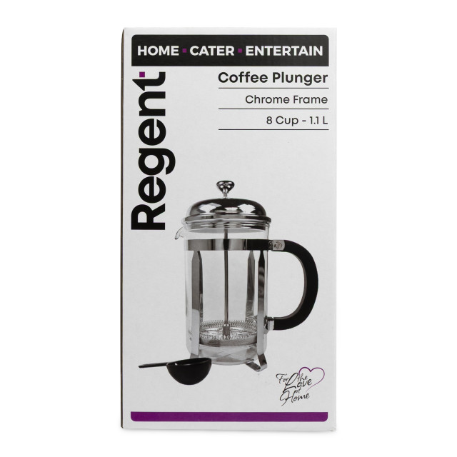 Regent Coffee Plunger with Chrome Frame