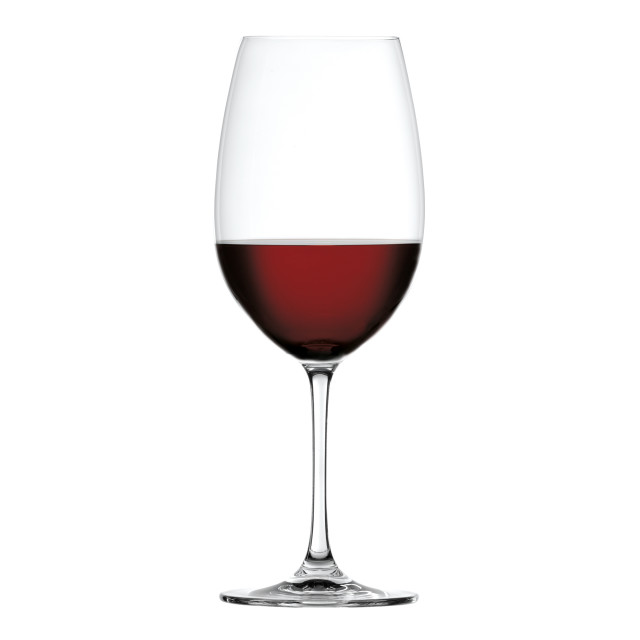 Spiegelau Lead-Free Crystal Salute Bordeaux Wine Glasses, Set of 4 angle