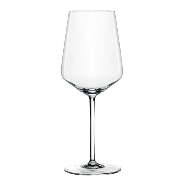 Spiegelau Style Lead-Free Crystal White Wine Glasses, Set of 4 angle