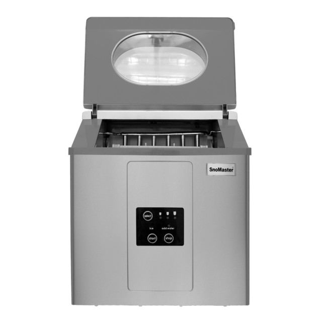 SnoMaster ZBC-15 Portable Automatic Ice Maker, 15KG angle
