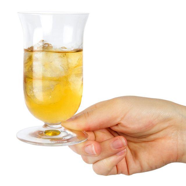 Riedel Vinum Single Malt Whisky Glasses, Set of 2 showing scale