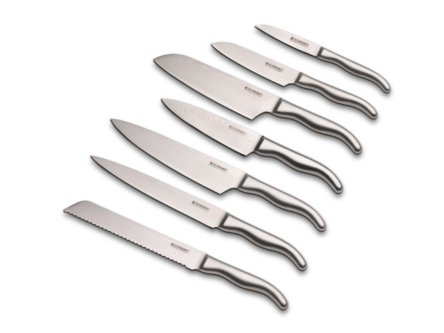 Le Creuset Stainless Steel Santoku Knife, 13cm