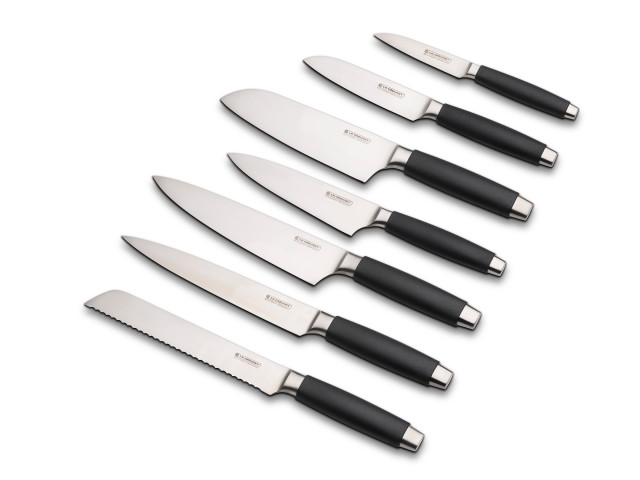 Le Creuset Black Handle Bread Knife, 20cm