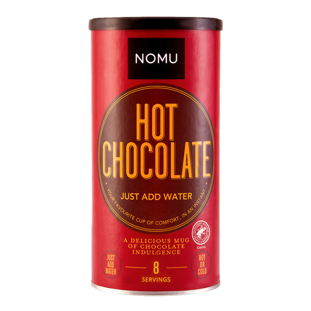 NOMU Just Add Water Hot Chocolate Tin, 250g