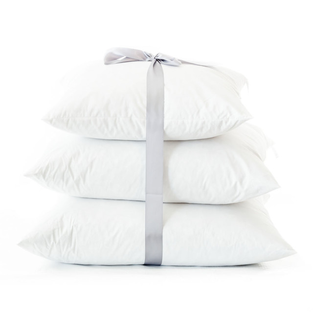Fine Fibre Scatter Cushion Inner with a ribbon