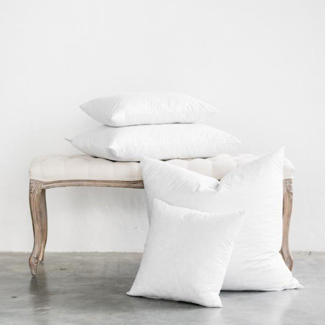 Fine Fibre Scatter Cushion Inner on the side stool
