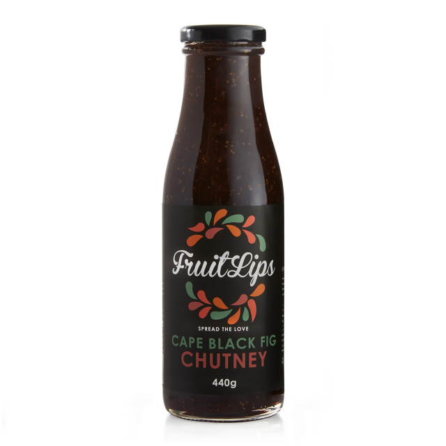 FruitLips Cape Black Fig Chutney, 375ml