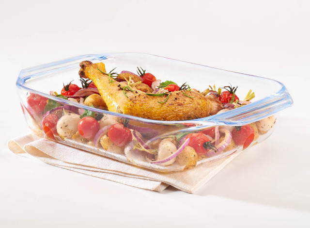 Pyrex Irresistible Optimum Glass Rectangular Roaster Dish