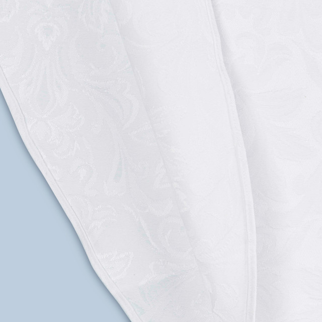 Detail image of DSA Paloma Jacquard Damask Round Tablecloth