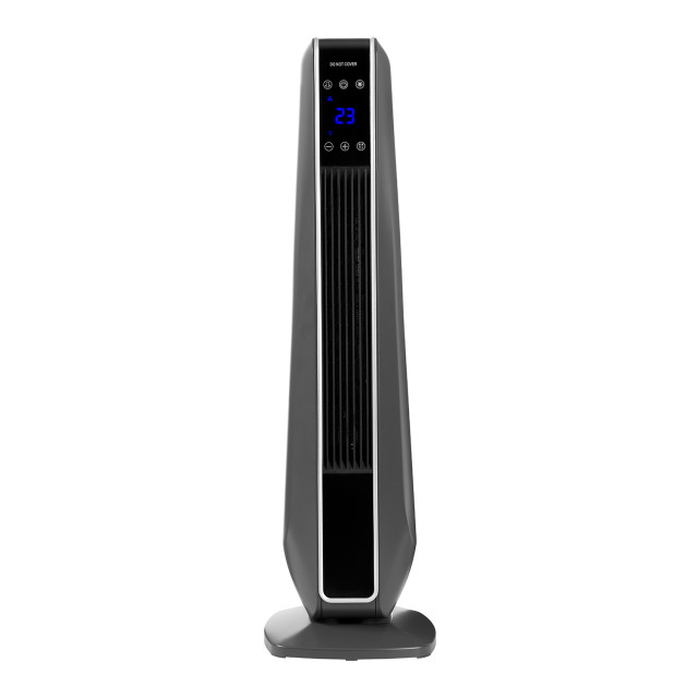 Russell Hobbs Ceramic Tower Heater - Grey angle