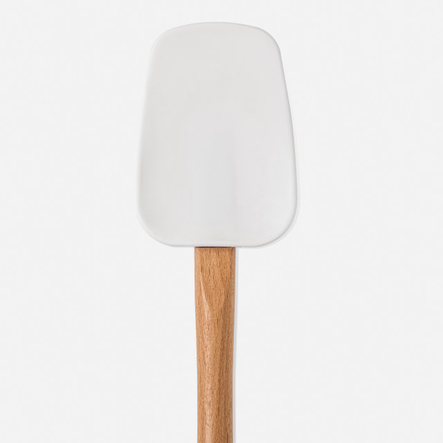 Yuppiechef Beech Spatula Spoon close up