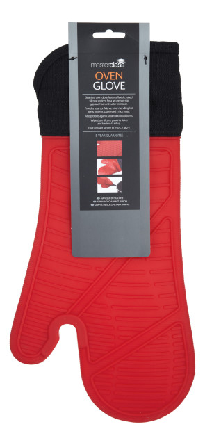 MasterClass Silicone & Cotton Single Oven Glove