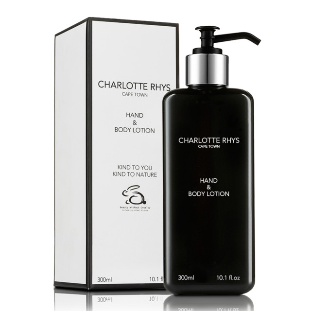 Charlotte Rhys St Tomas Hand & Body Lotion, 300ml Product Packaging