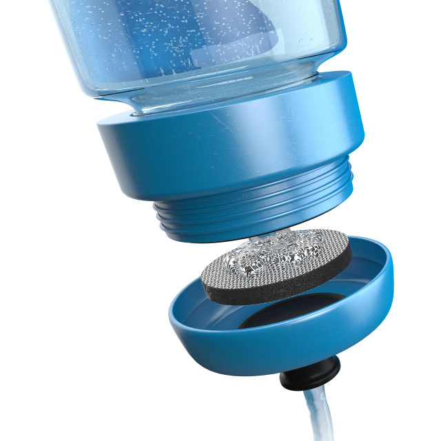 Brita Fill & Serve Micro Discs, Pack of 3 in a water bottle