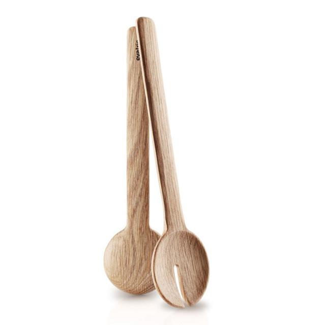 Eva Solo Trio Wooden Oak Salad Servers, Set of 2