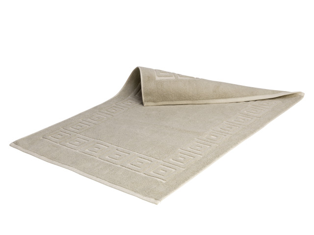 Terry Lustre Grecian Key Bath Mat, 50cm x 75cm