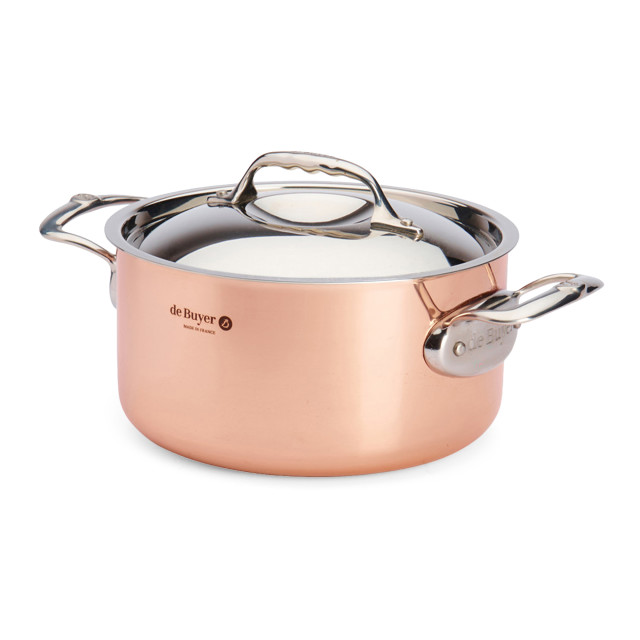 De Buyer Inocuivre Stewpan with Lid 20cm