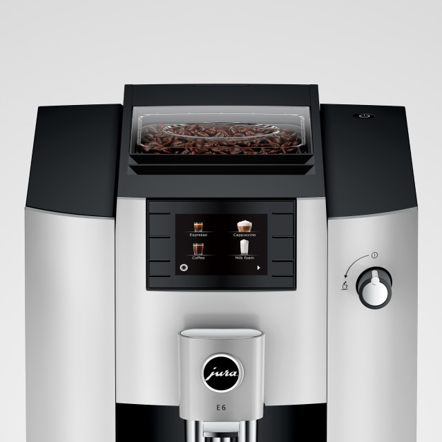 Jura E6 Automatic 1450W Bean to Cup Espresso Machine - 2022 detail shot