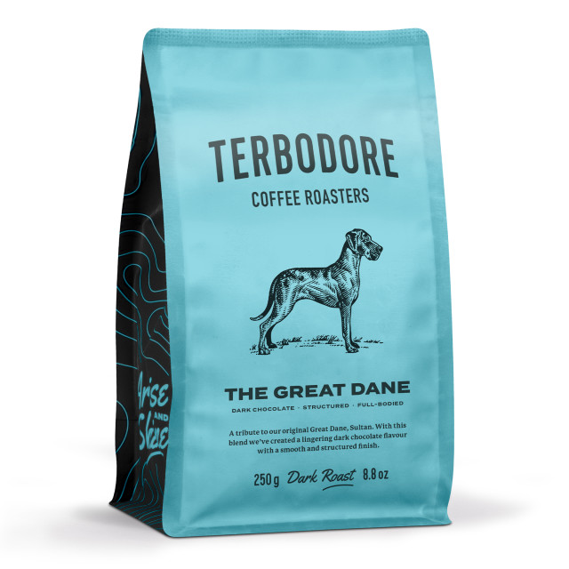 Terbodore Coffee Roasters Great Dane Coffee Beans, 250g