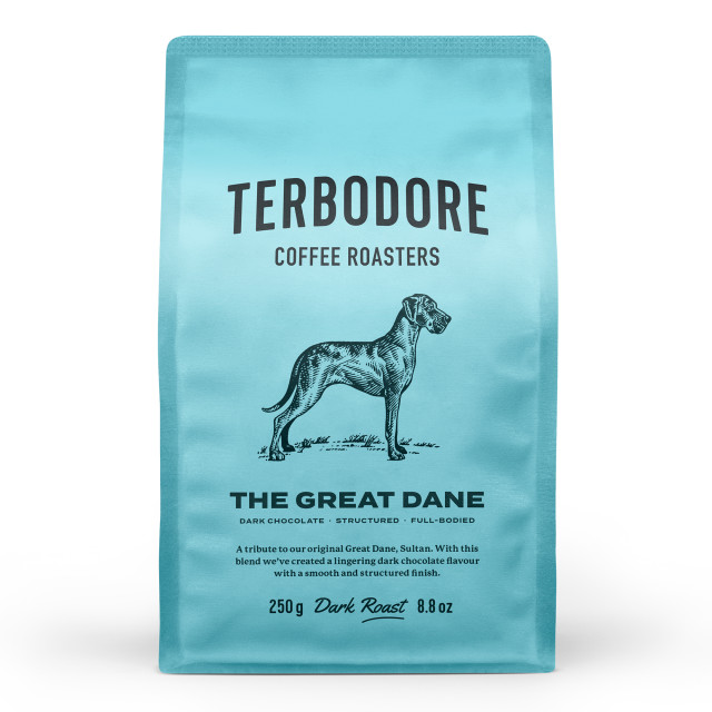 Terbodore Coffee Roasters Great Dane Coffee Beans, 250g