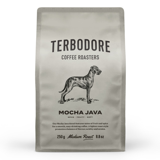 Terbodore Coffee Roasters Mocha Java Filter Ground Coffee, 250g