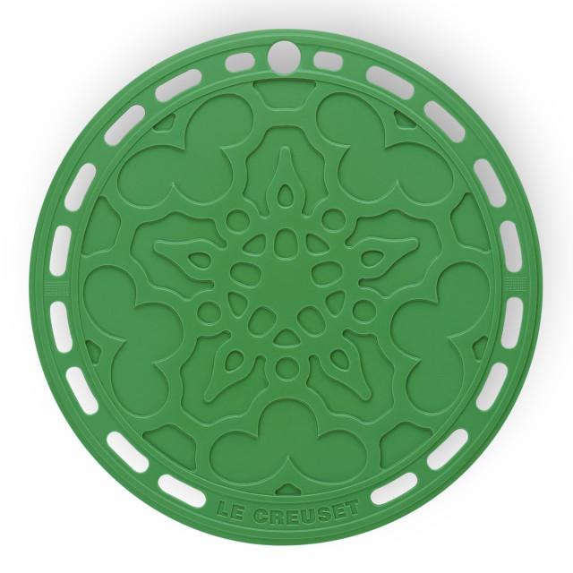 Le Creuset Silicone French Trivet, 20cm Bamboo product shot 
