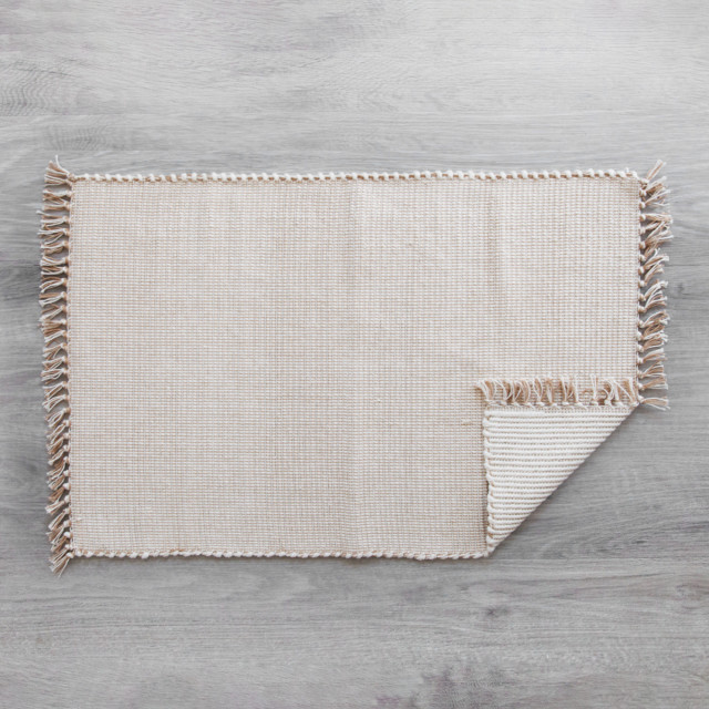 Amelia Jackson Dobby Bath Mat, 75cm x 120cm on the floor