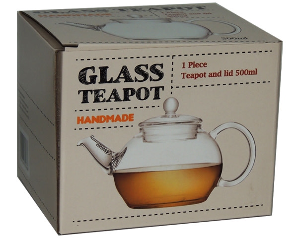 NOVA Fanel Glass Teapot, 500ml