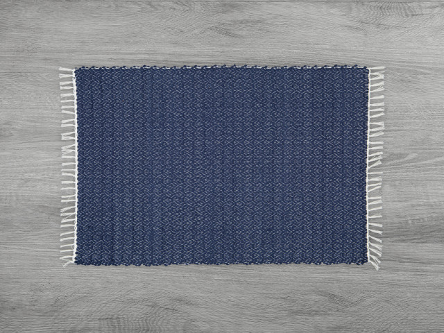 Amelia Jackson Dhurrie Twill Bath Mat, 75cm x 120cm
