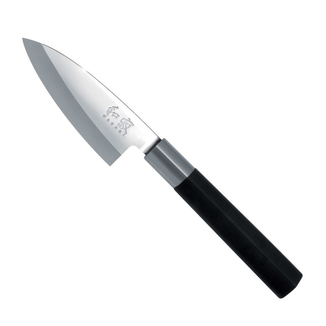 KAI Wasabi Black Deba Knife, 10.5cm