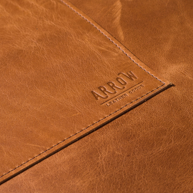 Detail image of Arrow Leather Goods Full Leather Apron