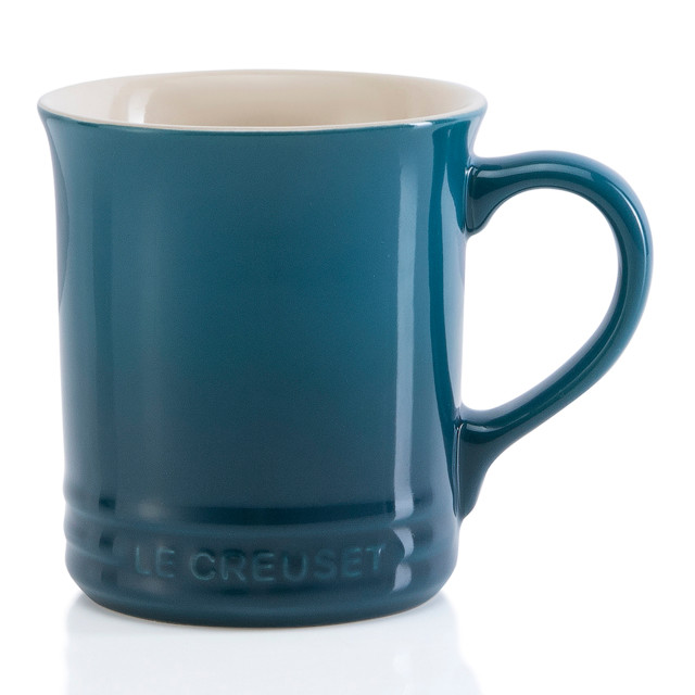 Le Creuset Stoneware Seattle Mug, 400ml deep teal