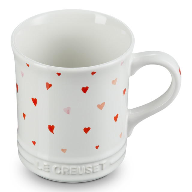 Le Creuset Stoneware Seattle Mug, 400ml, Heart