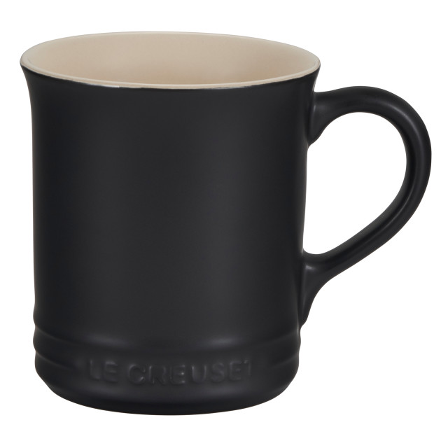 Le Creuset Stoneware Seattle Mug, 400ml matte black