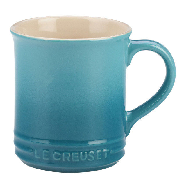 Le Creuset Stoneware Seattle Mug, 400ml Caribbean Blue