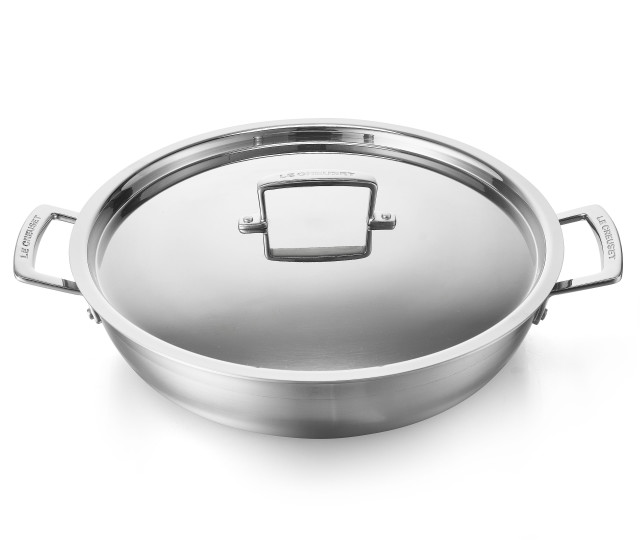 Le Creuset 3 Ply Stainless Steel Shallow Casserole