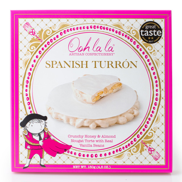 Ooh la la Artisan Confectionery Spanish Turrón Nougat, 130g