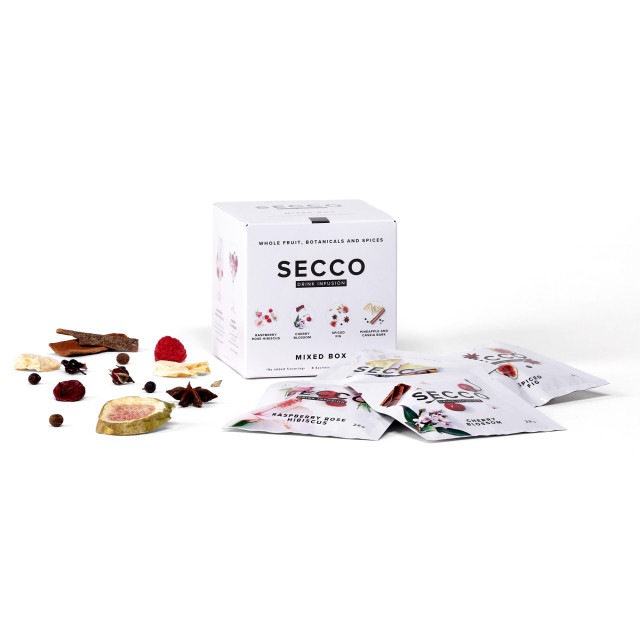 Secco Mixed Box Drink Infusion, Pack of 8 angle