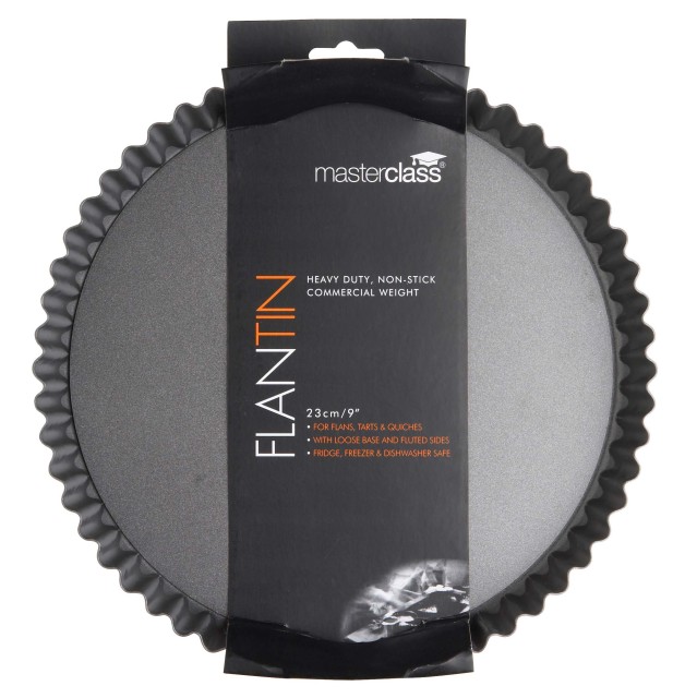 Master Class Non-Stick Fluted Loose Base Round Quiche Tin