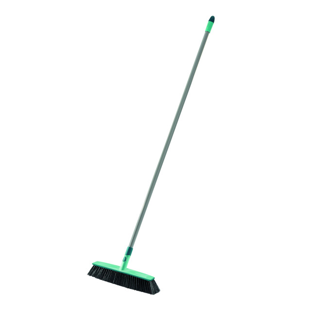 Leifheit Easy-Click Allround Broom Xtra Clean Attachment, 40cm with Easy-Click Handle. Easy-Click Handle sold separately.