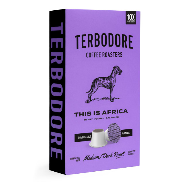 Terbodore This Is Africa Coffee Capsules, Pack of 10