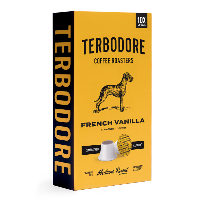 Terbodore French Vanilla Coffee Capsules, Pack of 10