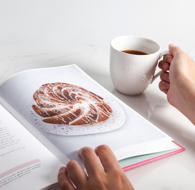 Lifestyle image of Humble & Mash Rain Textured Mug