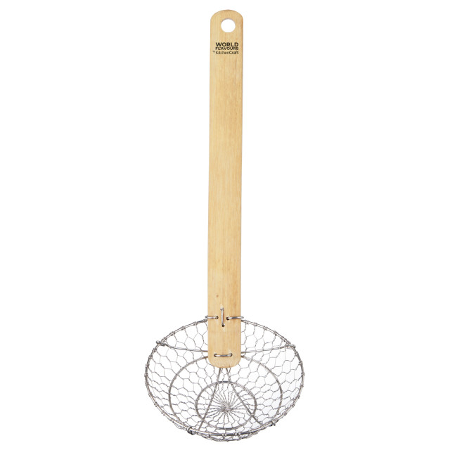 KitchenCraft World of Flavours Oriental Bamboo Skimmer
