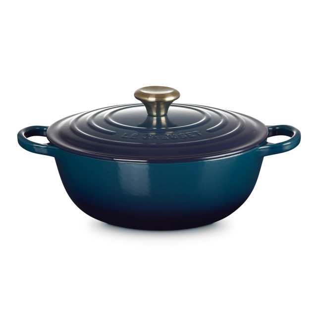 Le Creuset Signature Cast Iron Soup Pot, 26cm - Agave